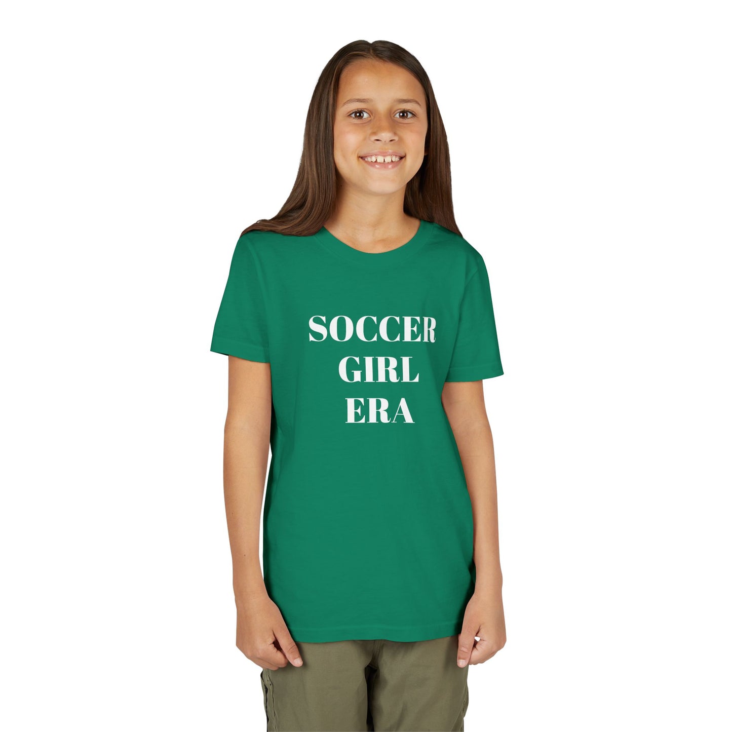 Youth "Soccer Girl Era" Tee - Perfect for Soccer Practice and Everyday Wear