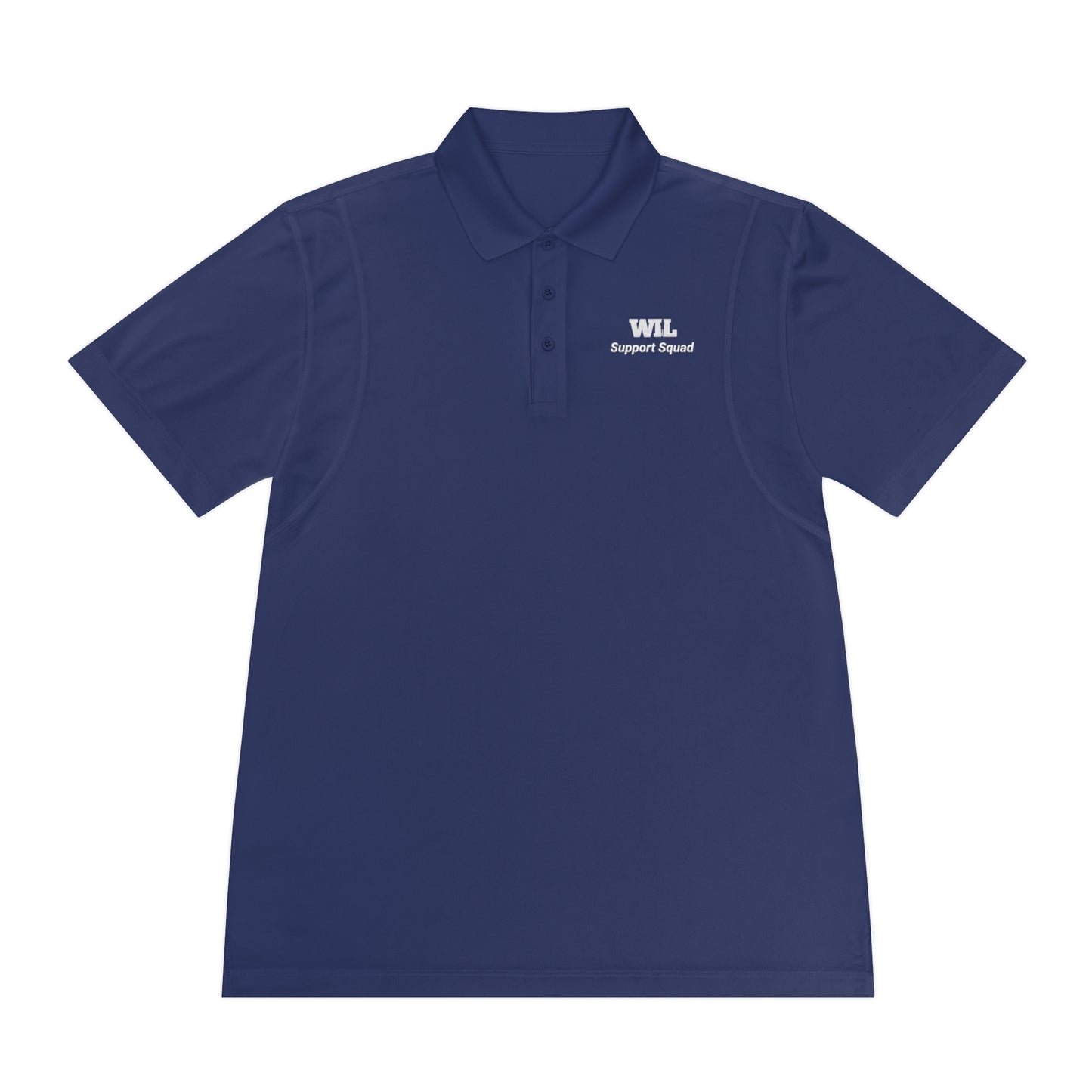 Men's "Support Squad" Women in Leadership Sport Polo Shirt - Support Squad Black Activewear