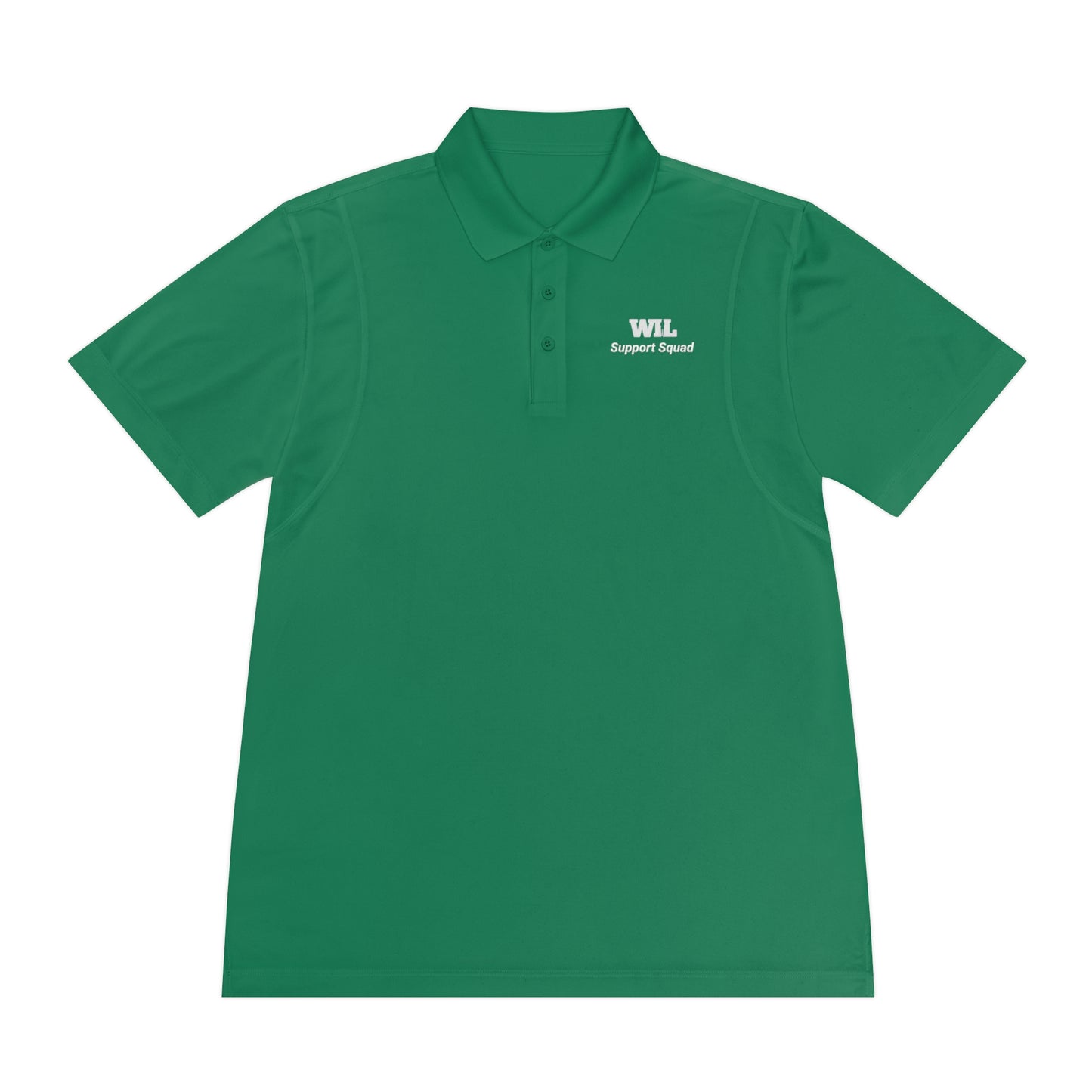 Men's "Support Squad" Women in Leadership Sport Polo Shirt - Support Squad Black Activewear