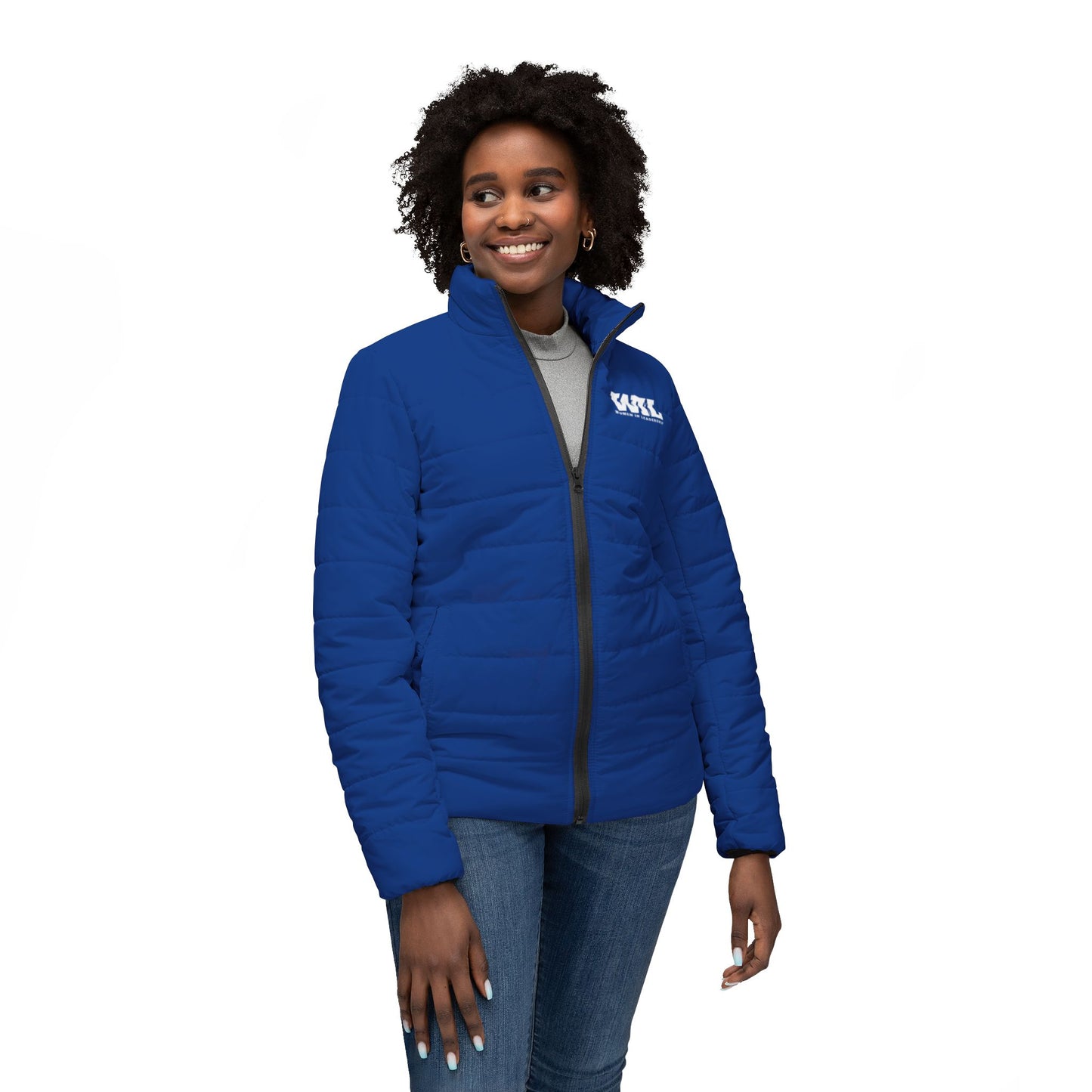 Women in Leadership Ladies’ Puffer Jacket – Quilted Insulated Coat