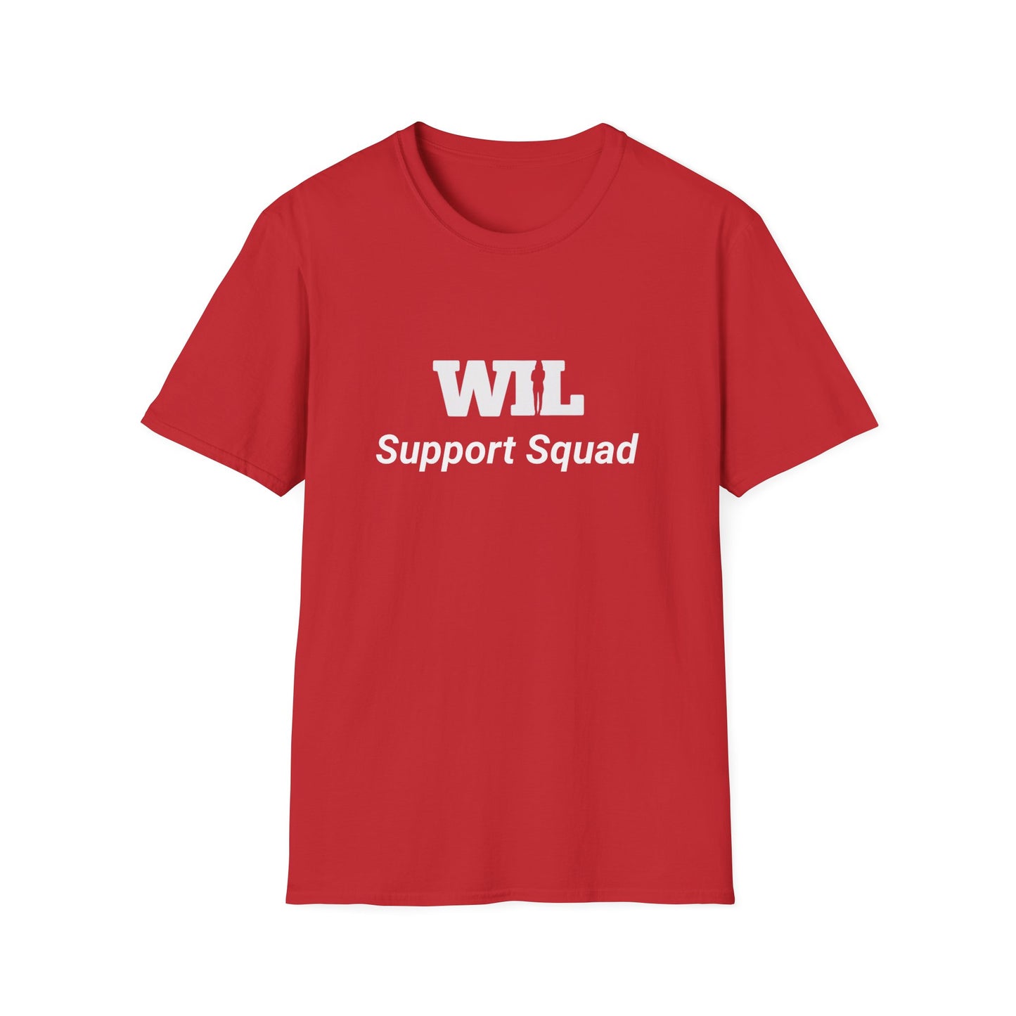 "Support Squad" Women in Leadership Unisex Softstyle T-Shirt - Minimalist 'WIL' & 'Her' Design for Casual Comfort