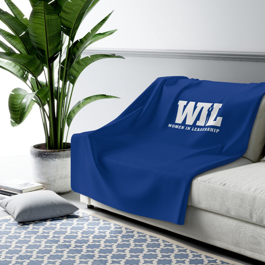Women in Leadership Sherpa & Fleece Throw Blanket