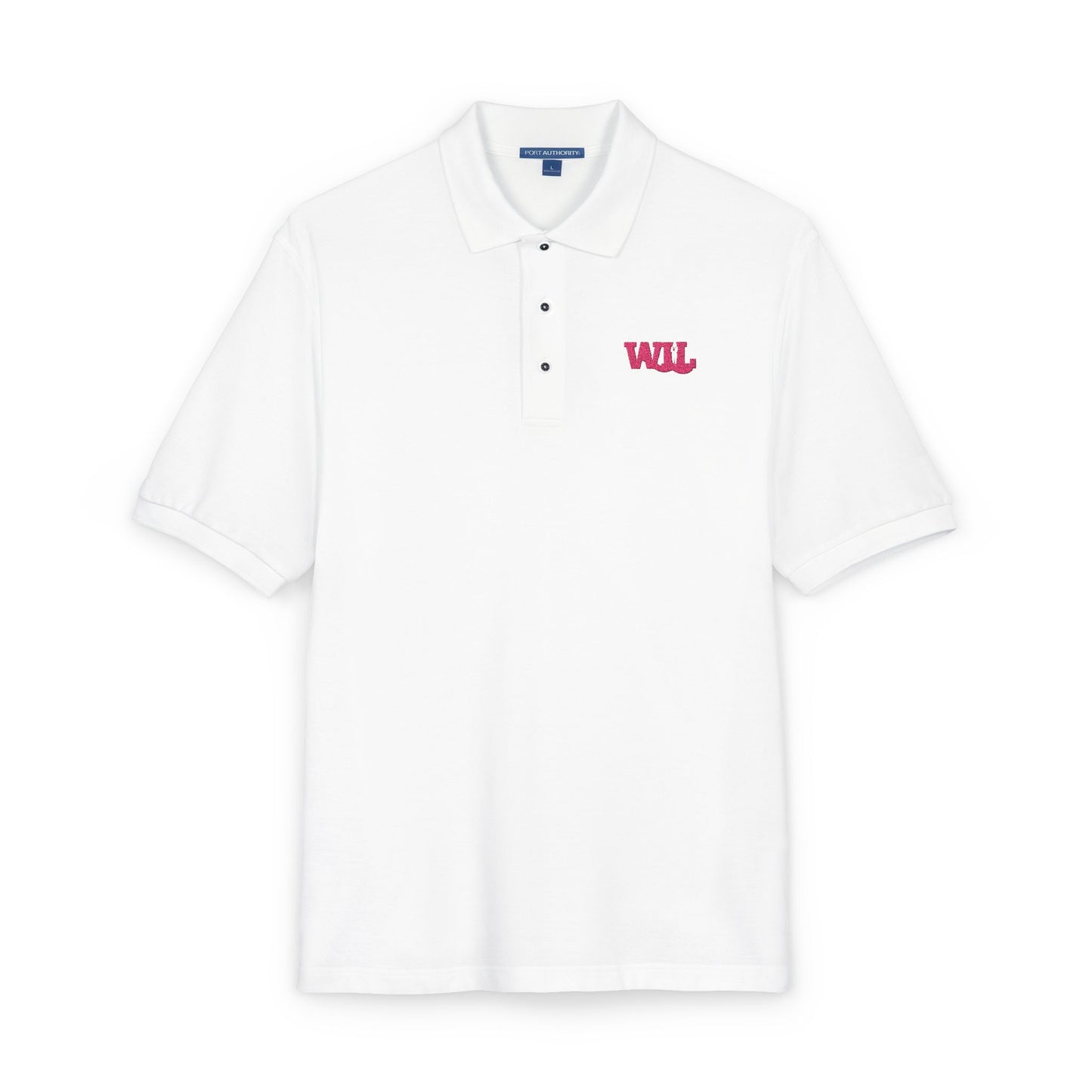 WIL Goes Pink! Unisex (Men's) Embroidered Polo Shirt