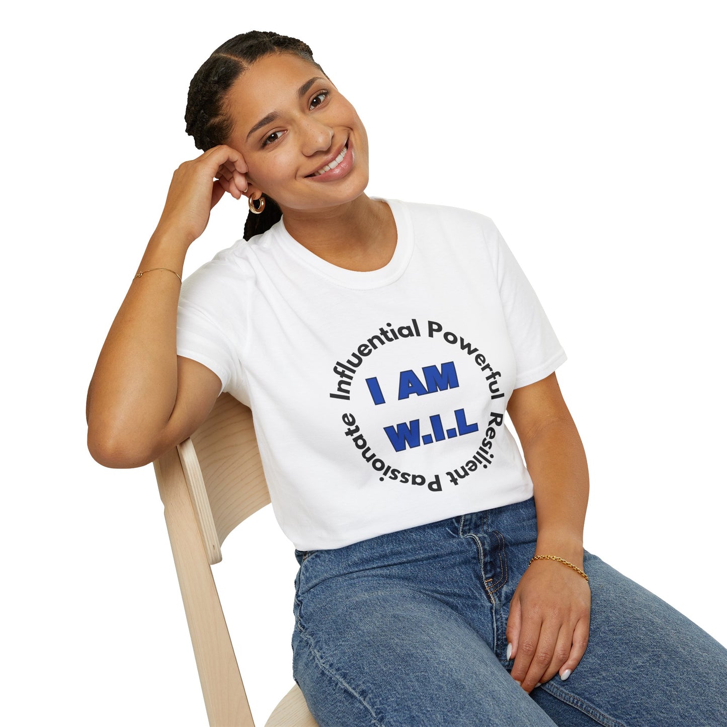 Limited Edition Women in Leadership "I AM" Empowerment | "Start of a Movement" softstyle t-shirt