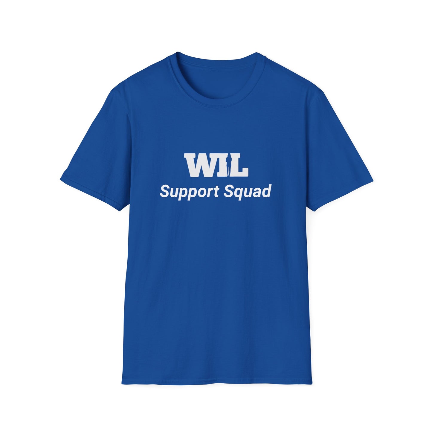 "Support Squad" Women in Leadership Unisex Softstyle T-Shirt - Minimalist 'WIL' & 'Her' Design for Casual Comfort