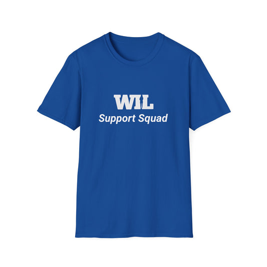 "Support Squad" Women in Leadership Unisex Softstyle T-Shirt - Minimalist 'WIL' & 'Her' Design for Casual Comfort