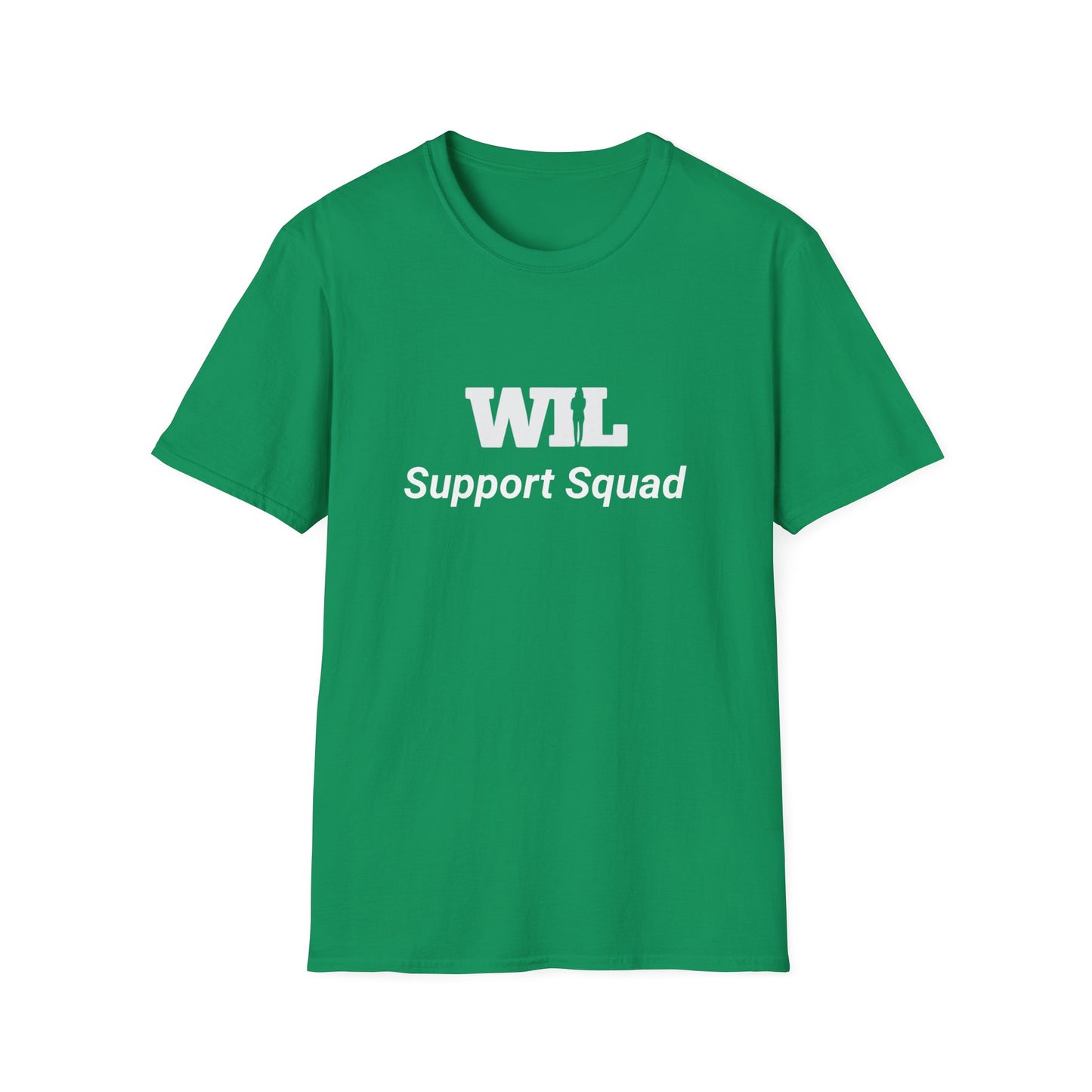 "Support Squad" Women in Leadership Unisex Softstyle T-Shirt - Minimalist 'WIL' & 'Her' Design for Casual Comfort